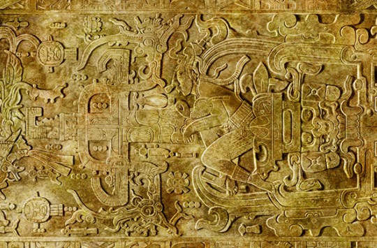 Palenque Mezar Taşı ve Üzerinde Bulunan Tuhaf Çizimler